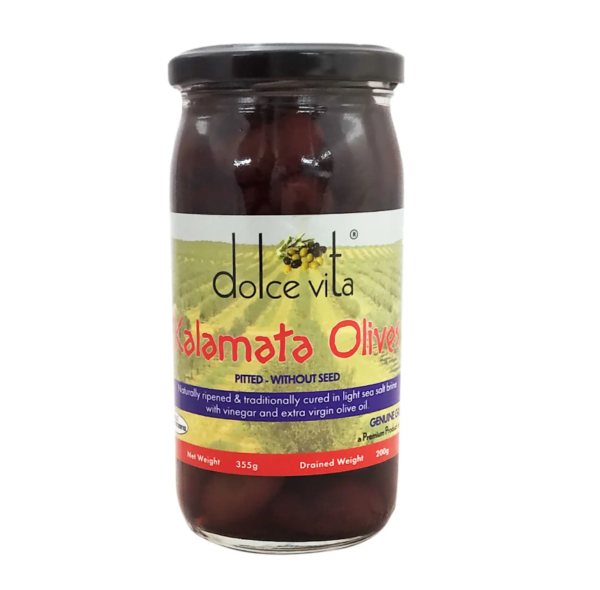 Dolce Vita Kalamata Olives Pitted Without Seed