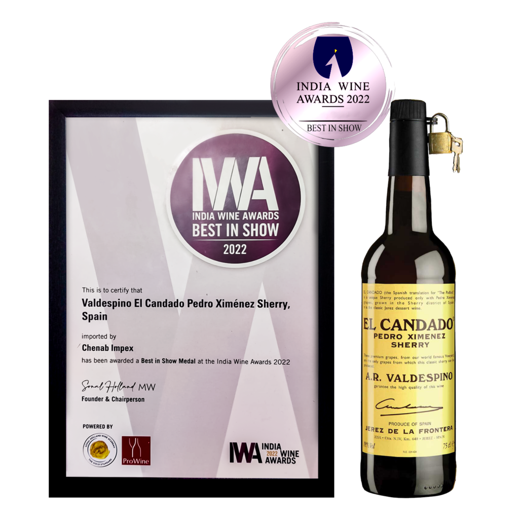 India-Wine-Award-best-in-show-VALDESPINO-SHERRY-SPAIN