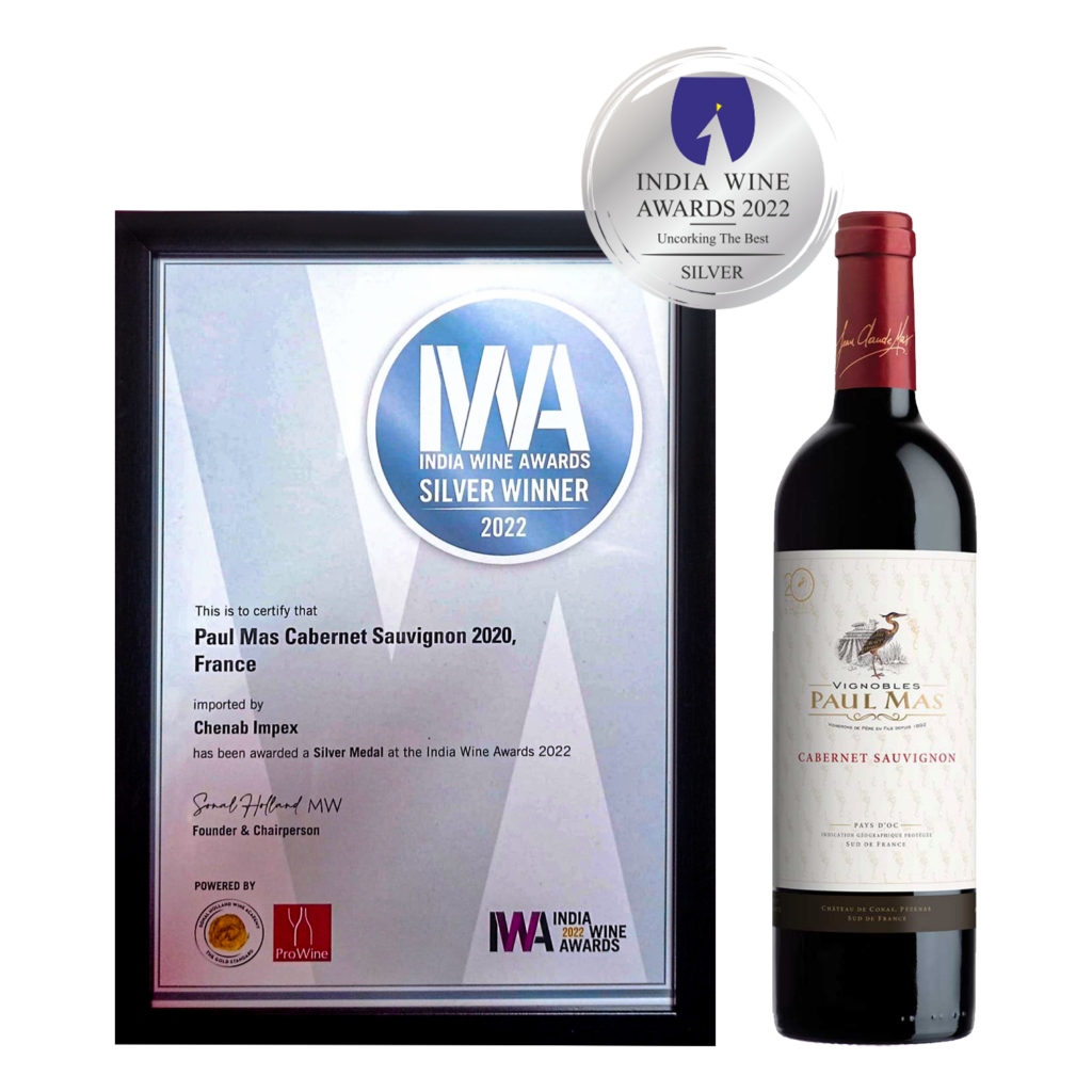 India-Wine-Award-silver-2022-paul-mas-cabernet-sauvignon